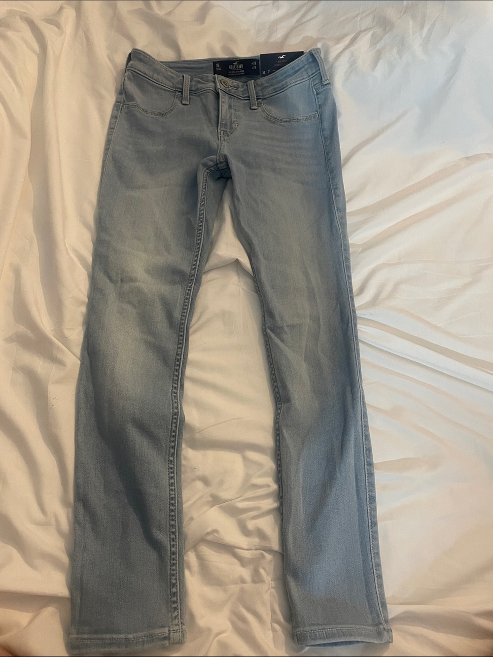 Hollister Light Blue Straight Leg Jeans